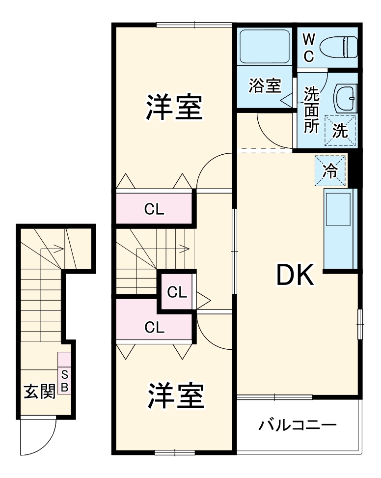 デスパシオBの間取り