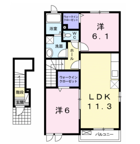 エースの間取り