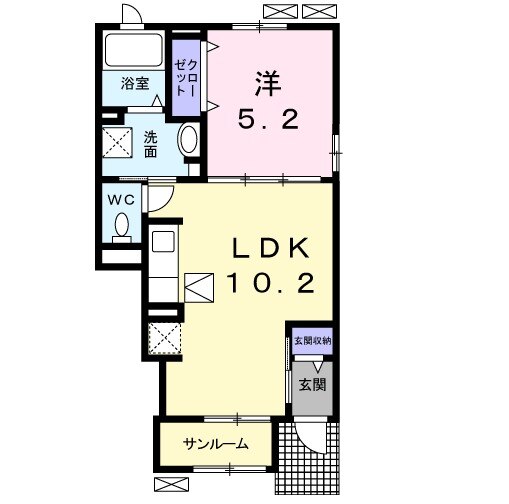 アルバーダの間取り