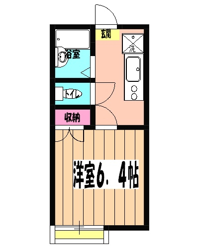 ヴィラ東船橋の間取り