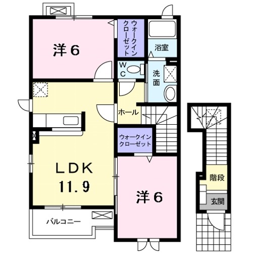 ウエストヒルズの間取り