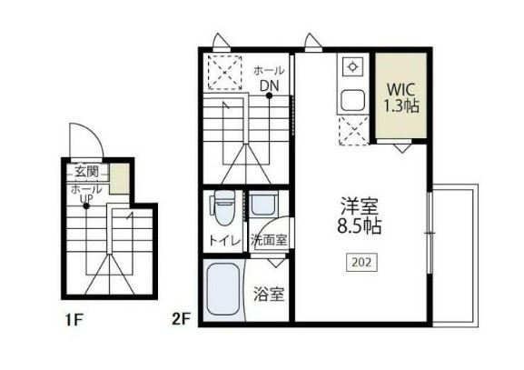 ラ・カゼッタMの間取り
