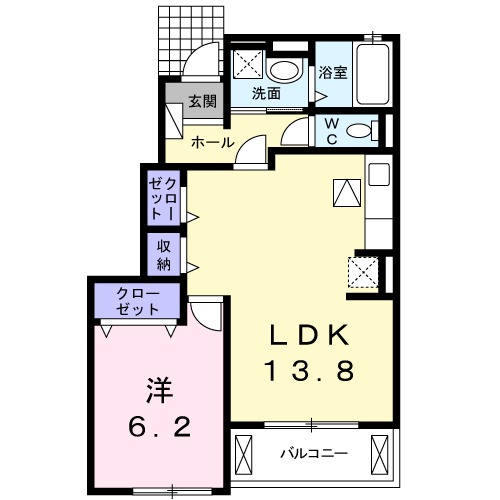 フリーデ センジュの間取り