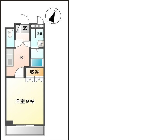 ウォーターミル伍番館の間取り