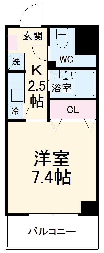 ミリアビタNO.13の間取り
