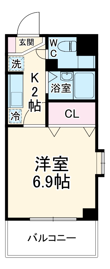 ミリアビタNO.13の間取り