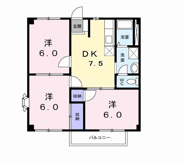 ファミーユ1の間取り
