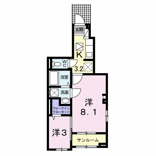 グランデイゾラの間取り