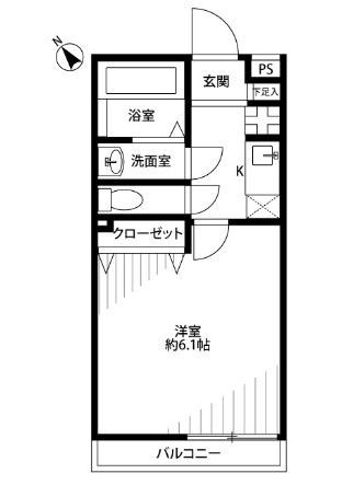 アムール月影の間取り