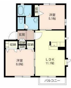 シュペリュールⅢの間取り