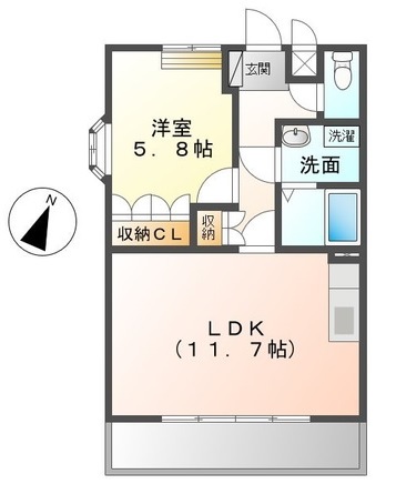 グレイシャス・Ⅰの間取り