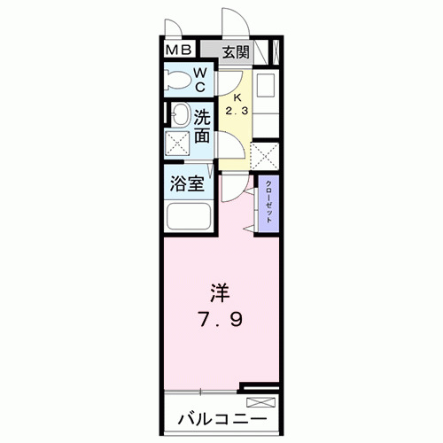 エスポアⅡの間取り