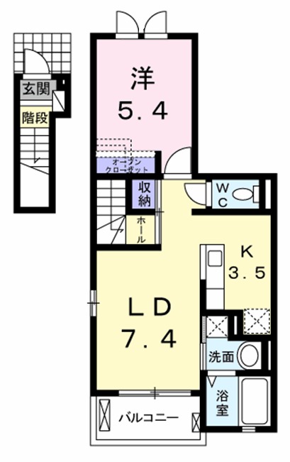 K-アイリスの間取り