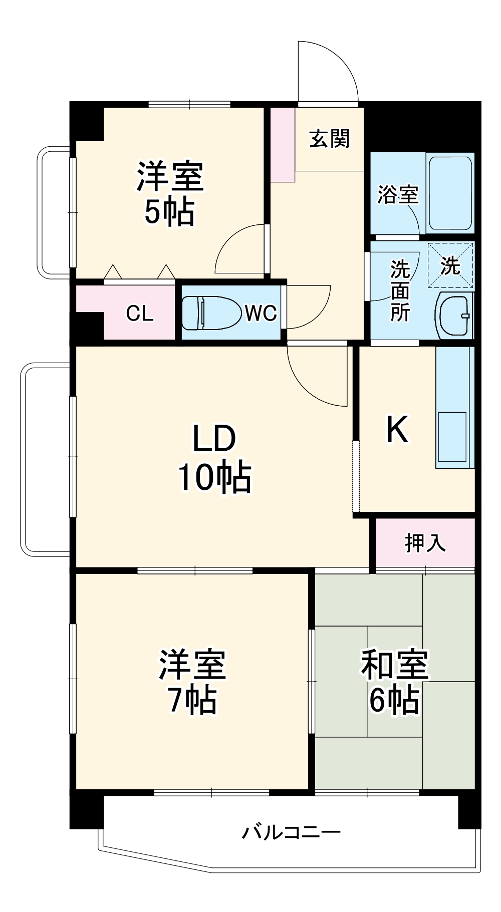 ファミール一社の間取り