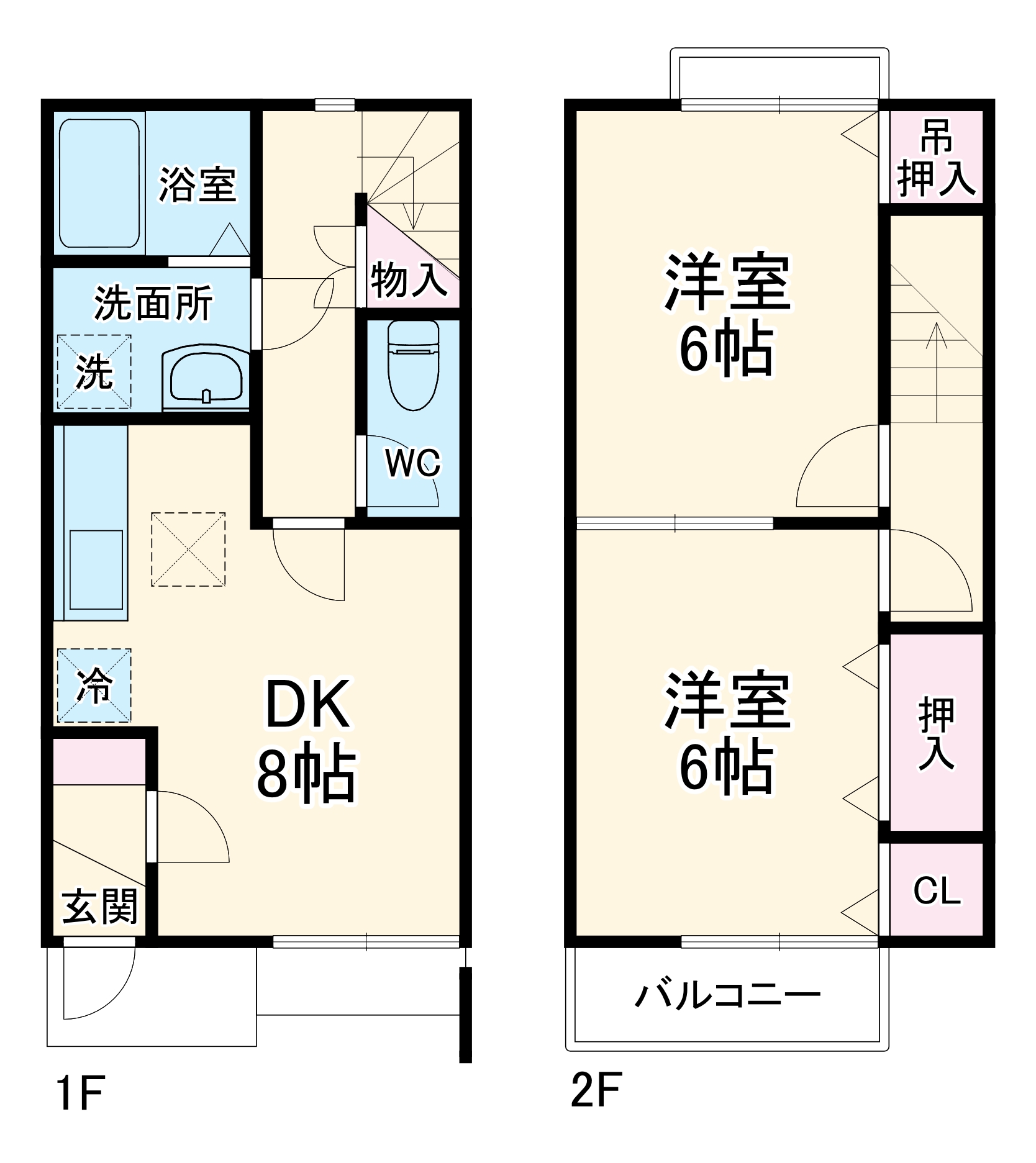 プラムヒルDの間取り