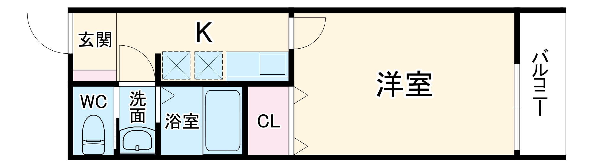 ミル シャンブルの間取り