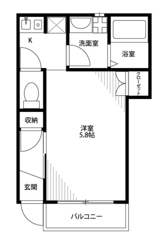 アムール御幸Ⅱの間取り
