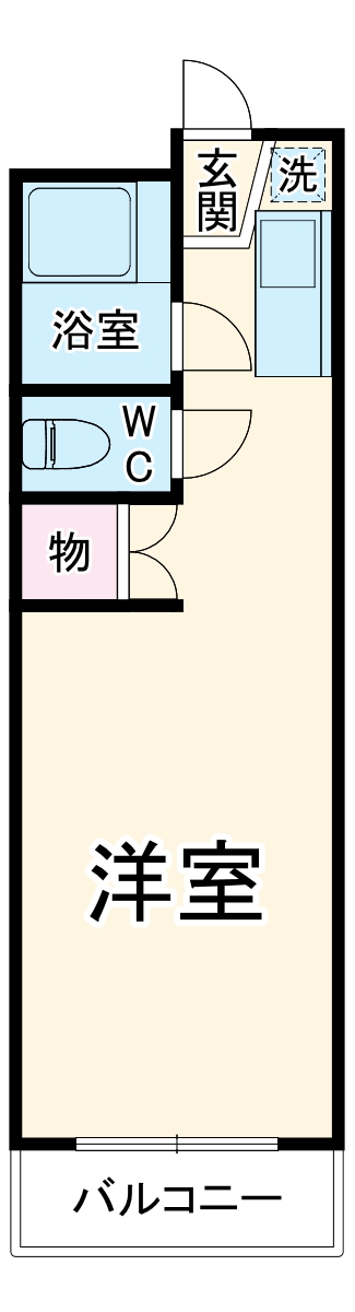 リバティ東伊場の間取り