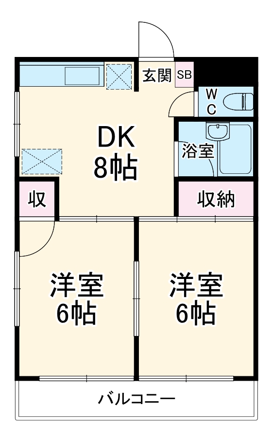 コスモリード船橋イーストの間取り