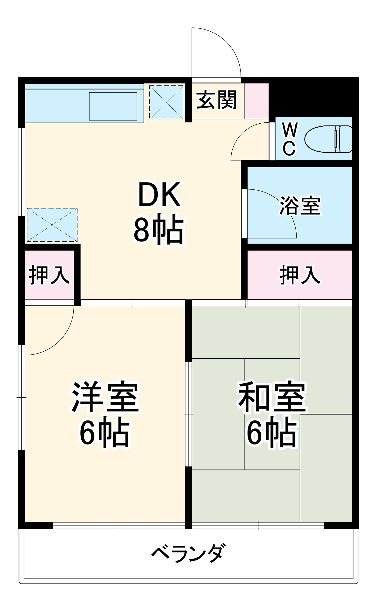 コスモリード船橋イーストの間取り