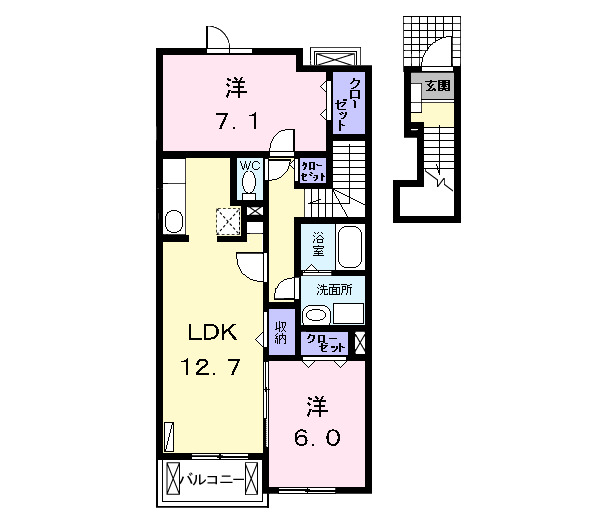 メープル コートの間取り
