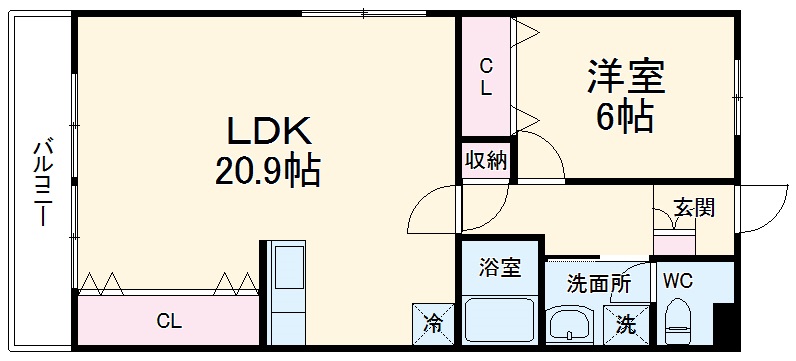 レジデンス上島の間取り