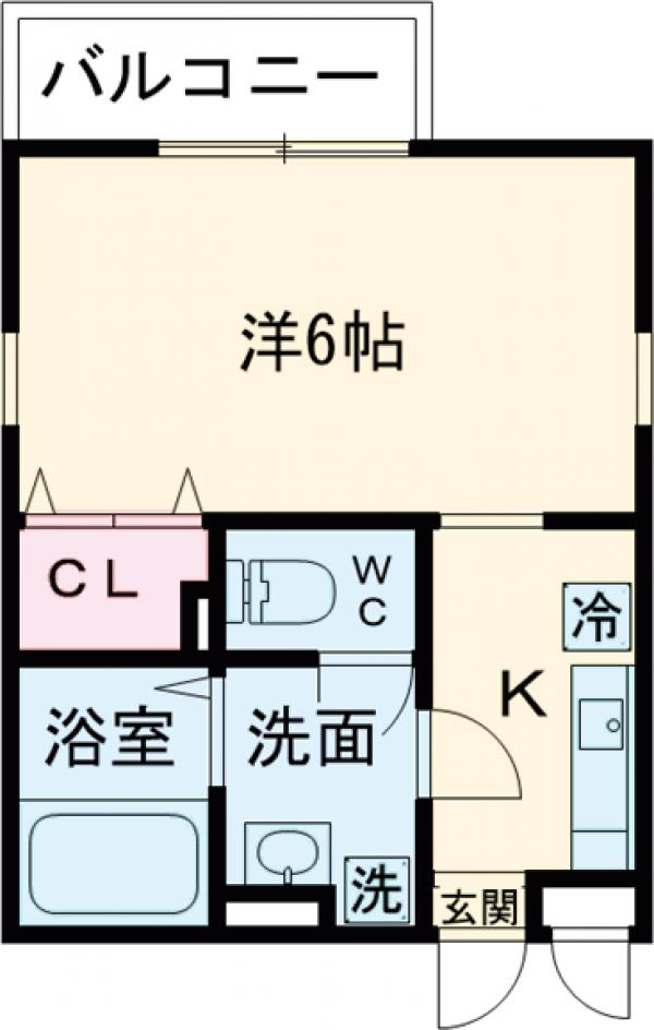 アムールKYの間取り