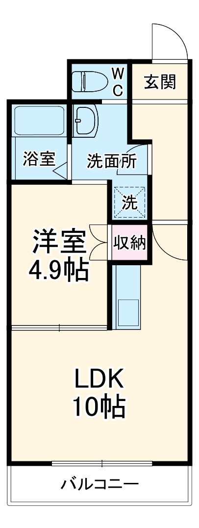 イーストコートの間取り