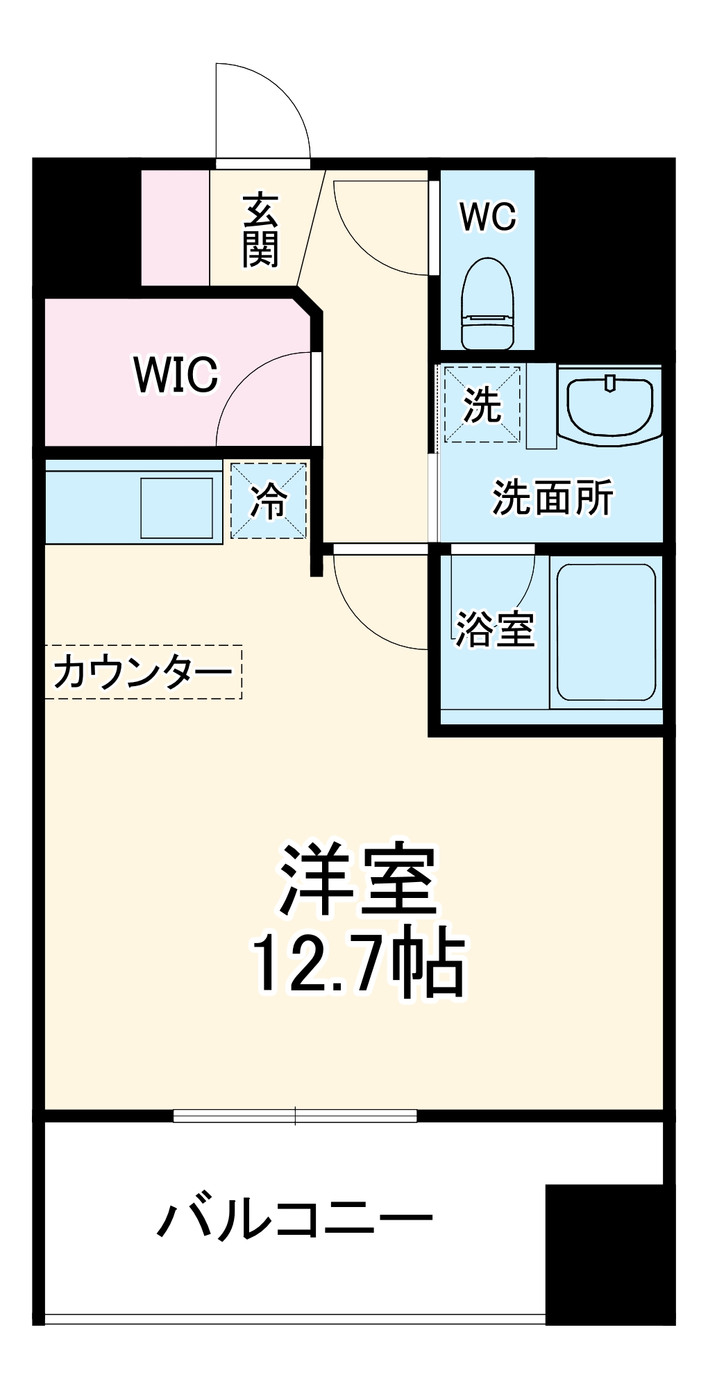 オパールマンションの間取り