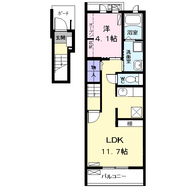 プリンスガーデンの間取り
