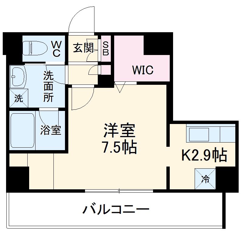 ルーエ金山の間取り
