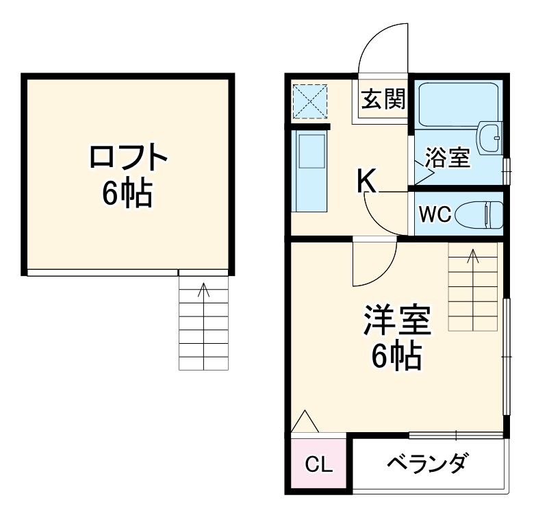 LOFT日比野の間取り