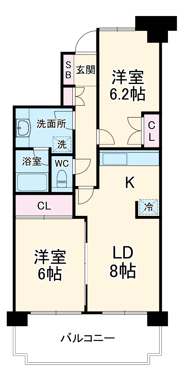 アルト厚木の間取り