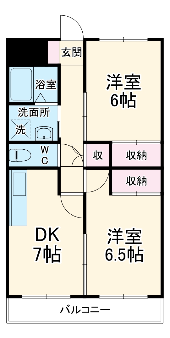 十王マンションの間取り
