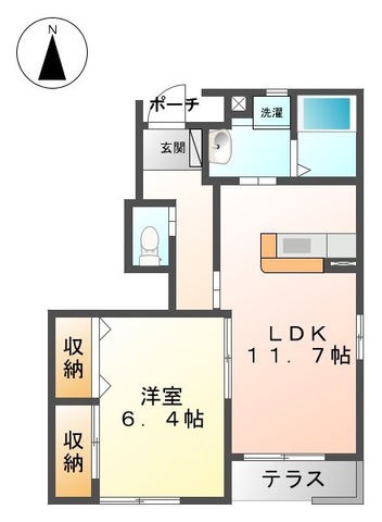 スペリアージュ愛宕の間取り