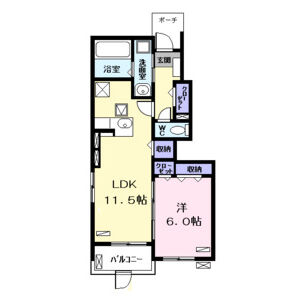 メゾンドソレイユの間取り