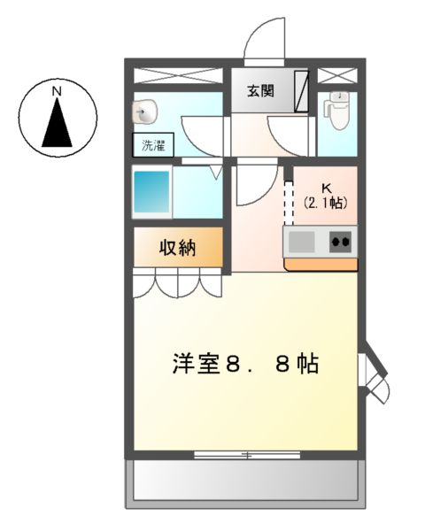 アペックス・ハイムの間取り