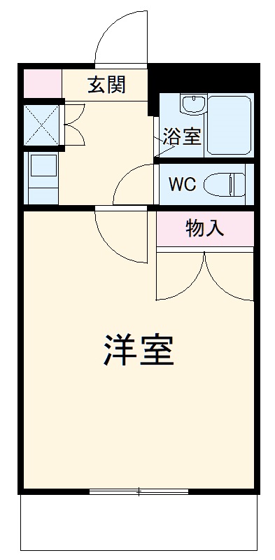 レオパレスSUNNY VILLAGEの間取り