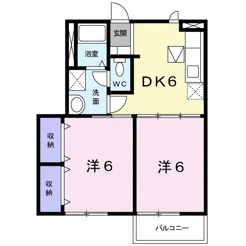 ピーチランドAの間取り
