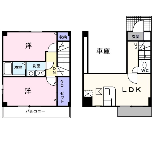 ヒルズ中田の間取り