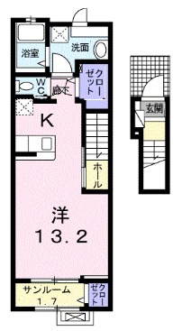 セレッソ花畑Ⅷの間取り