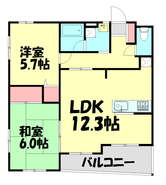 新世ふじみ野マンションの間取り