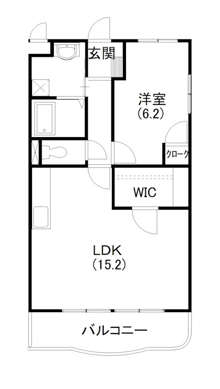 ポルカ富塚Ⅱの間取り