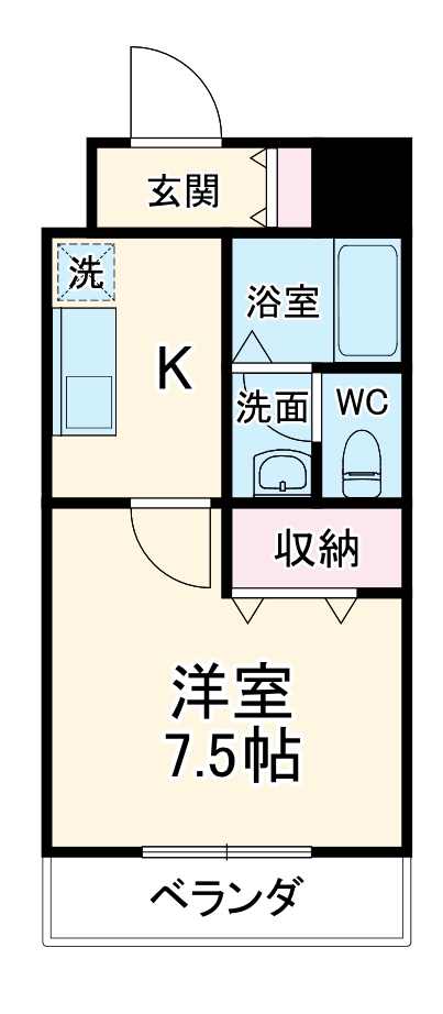 シャン・デ・フルールの間取り