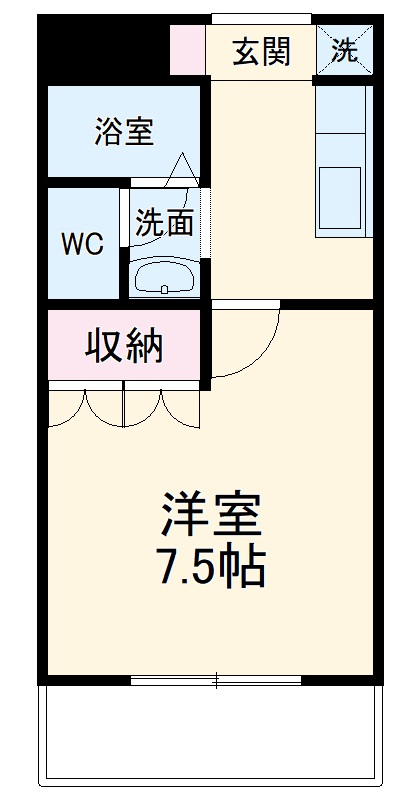 シャン・デ・フルールの間取り