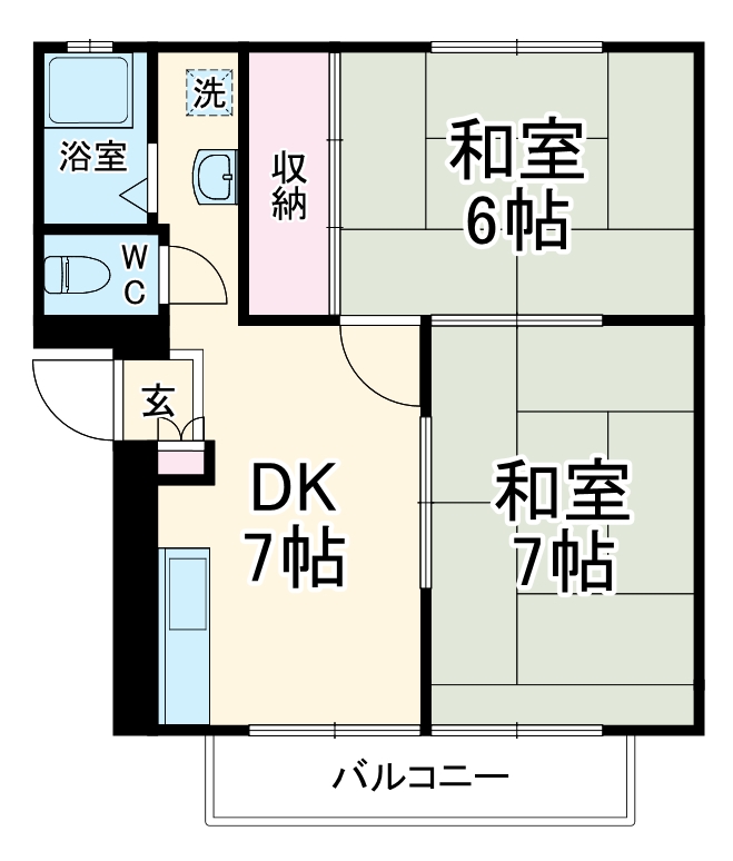 サンハイツの間取り