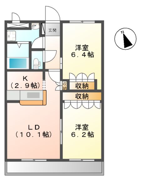 ラフィールの間取り