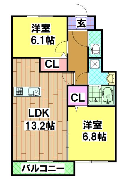 アルミック山荘の間取り