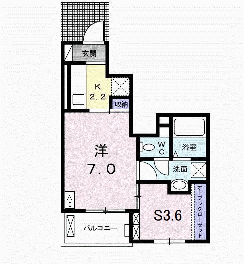 ブリッサの間取り