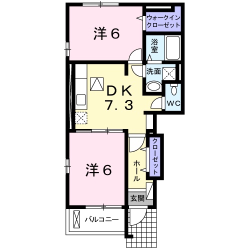 カポリーネア・Ⅱの間取り
